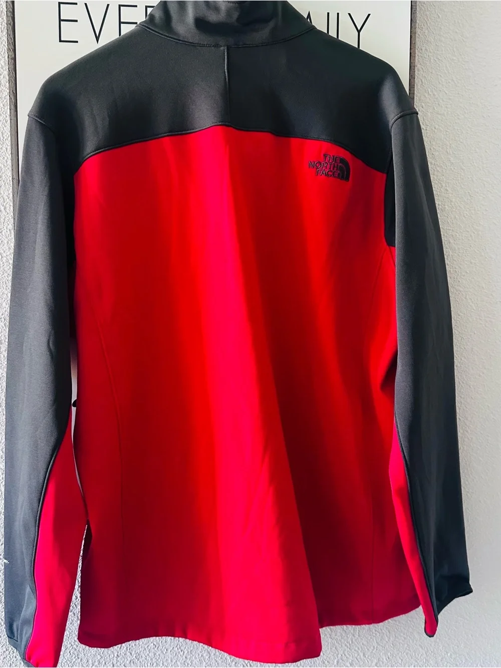 The North Face Red and Black Men’s Softshell Jacket